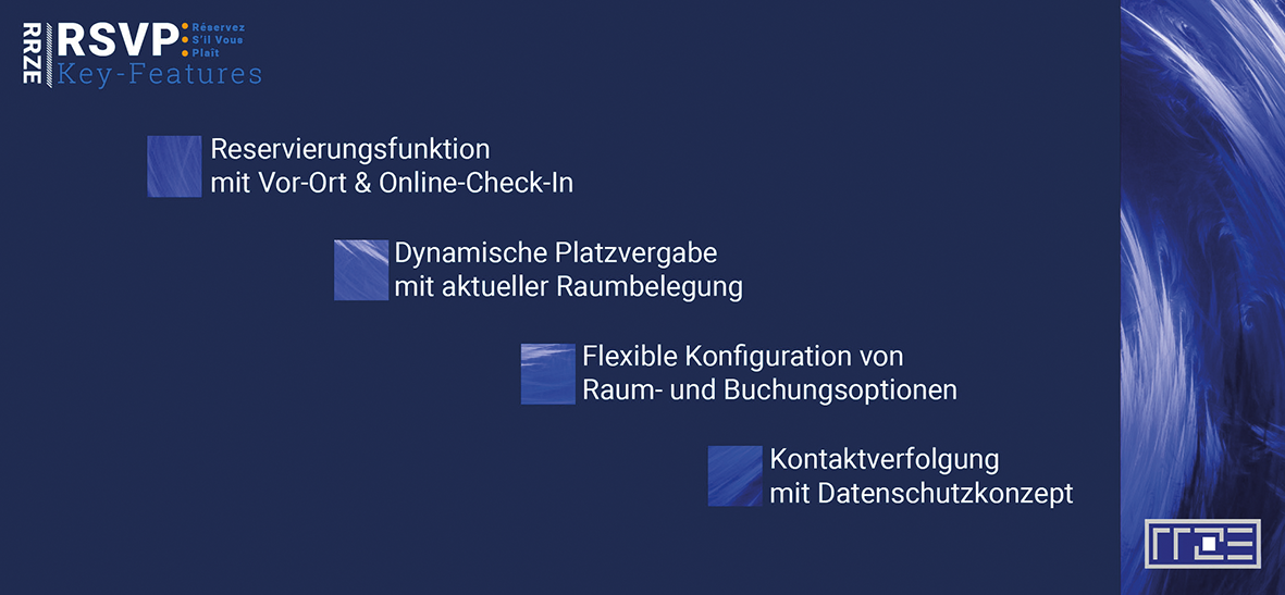 Die Funktionen des Platzbuchungs- und Reservierungssystes