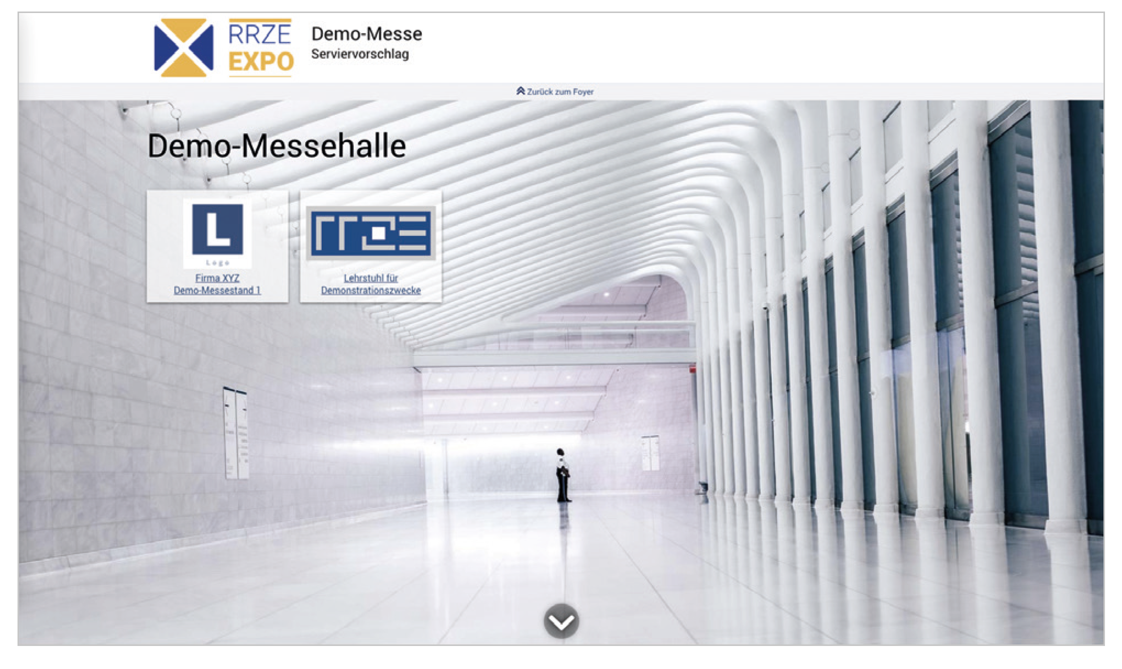 RRZE-Expo Demo Messehalle