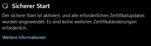 Windows-Sicherheit App